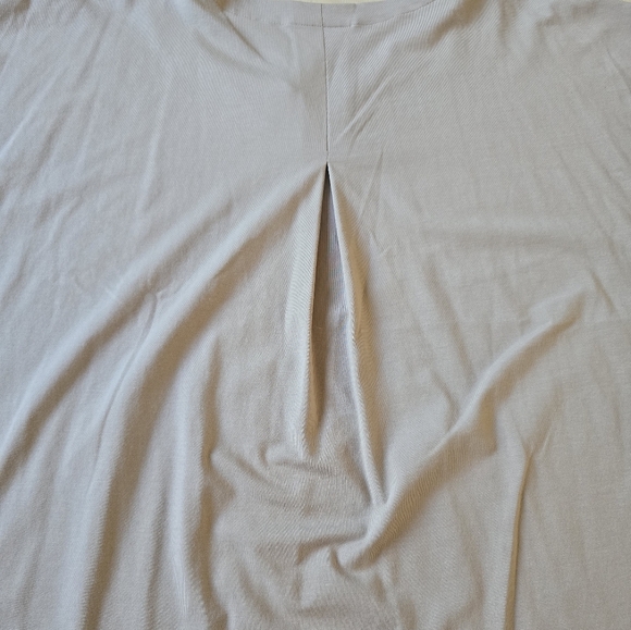 J.Jill Luxe Supima Pleat-back Tee Size Large - Picture 5 of 9